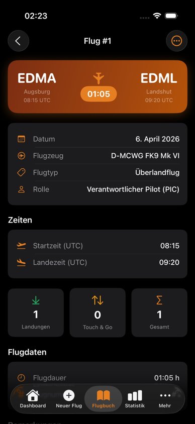 Flugdetail Dark