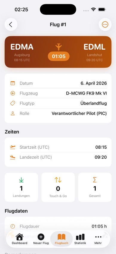 Flugdetail